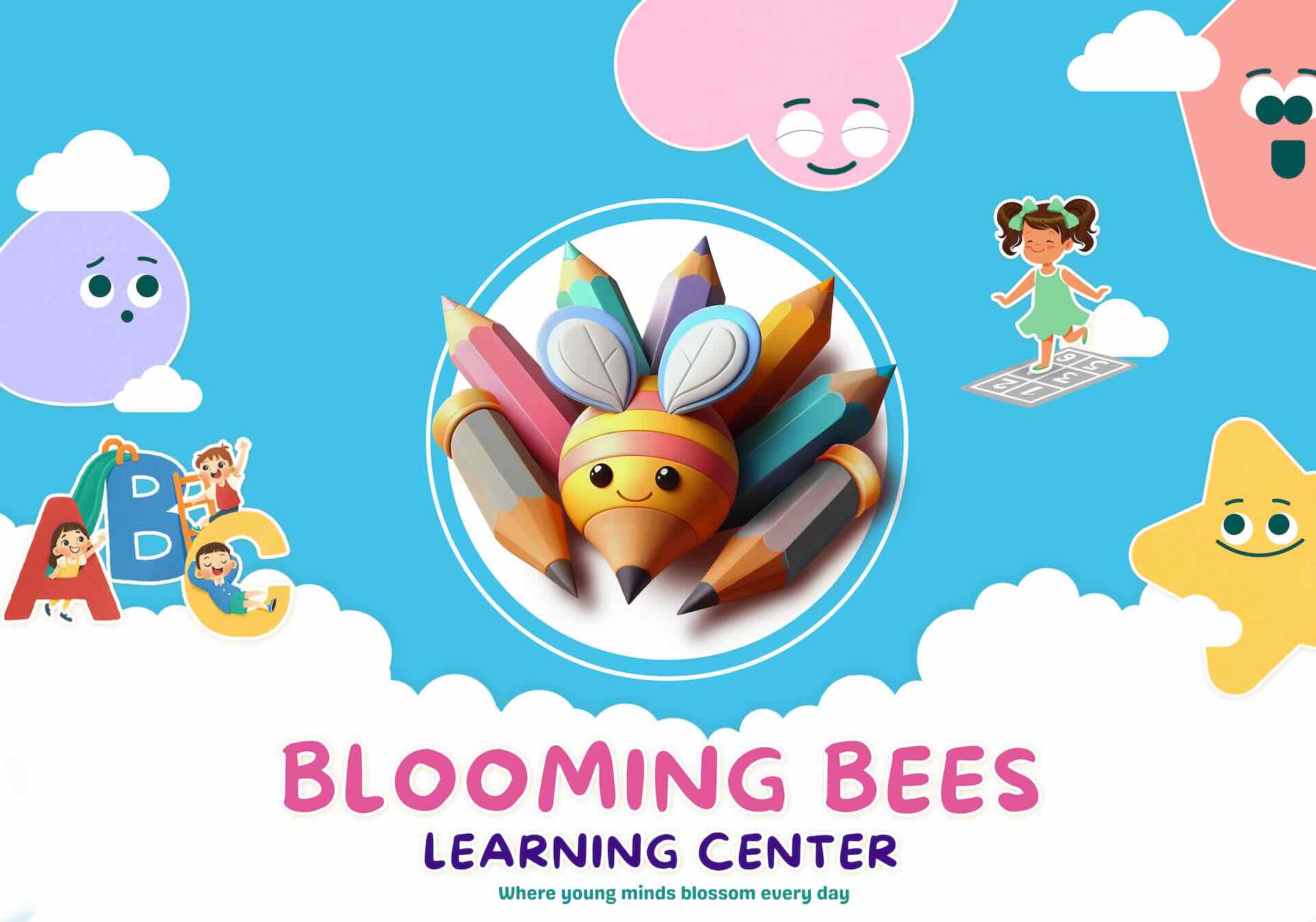 Blooming Bees Learning Center banner