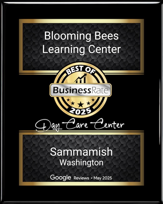Best Daycare in Sammamish 2025 award badge
