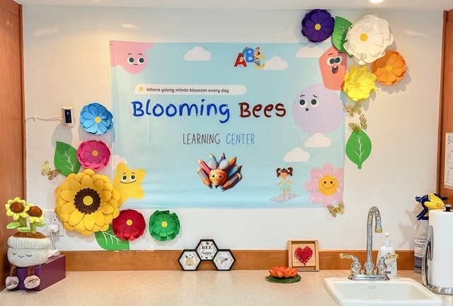 Entryway with cubbies for each child